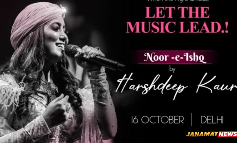 Harshdeep Kaur To Open TV9 Festival Of India 2026 With ‘Noor-E-Ishq’ On October 16. -