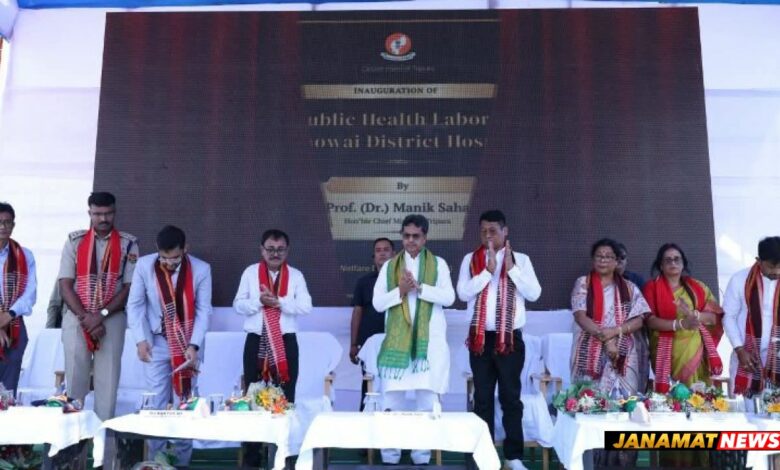 CM virtually inaugurates 21 development projects in Khowai, reaffirms commitment to infrastructure growth |