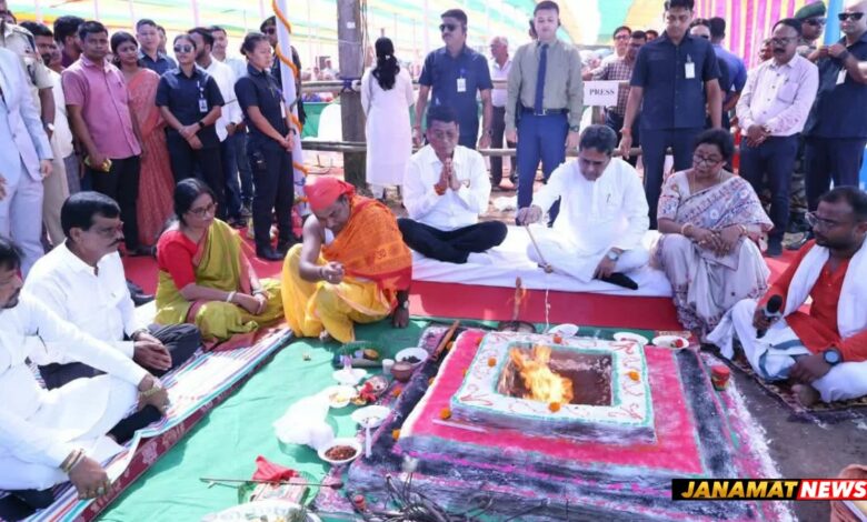 Chief Minister Of Tripura Dr. Manik Saha Inaugurates 21 Projects In Khowai. -