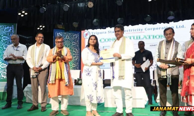 Chief Minister Of Tripura Dr. Manik Saha Hands Over Appointment Letters To 211 Candidates In The Agriculture And Power Departments. -