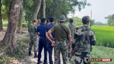 Tripura: BSF hands over two detained Bangladeshi policemen to BGB |
